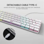 Armaggeddon SMK-1C WH Teclado Mecánico Red Switch2