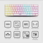 Armaggeddon SMK-1C WH Teclado Mecánico Red Switch2