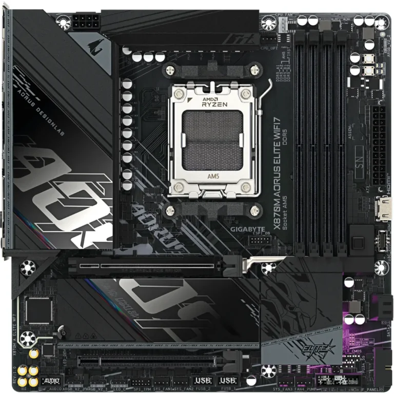 Gigabyte X870M AORUS ELITE WIFI7 AM5 Motherboard