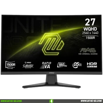 Msi MAG 275CQF E18 Monitor 27″ QHD Curvo 180Hz 0.5ms