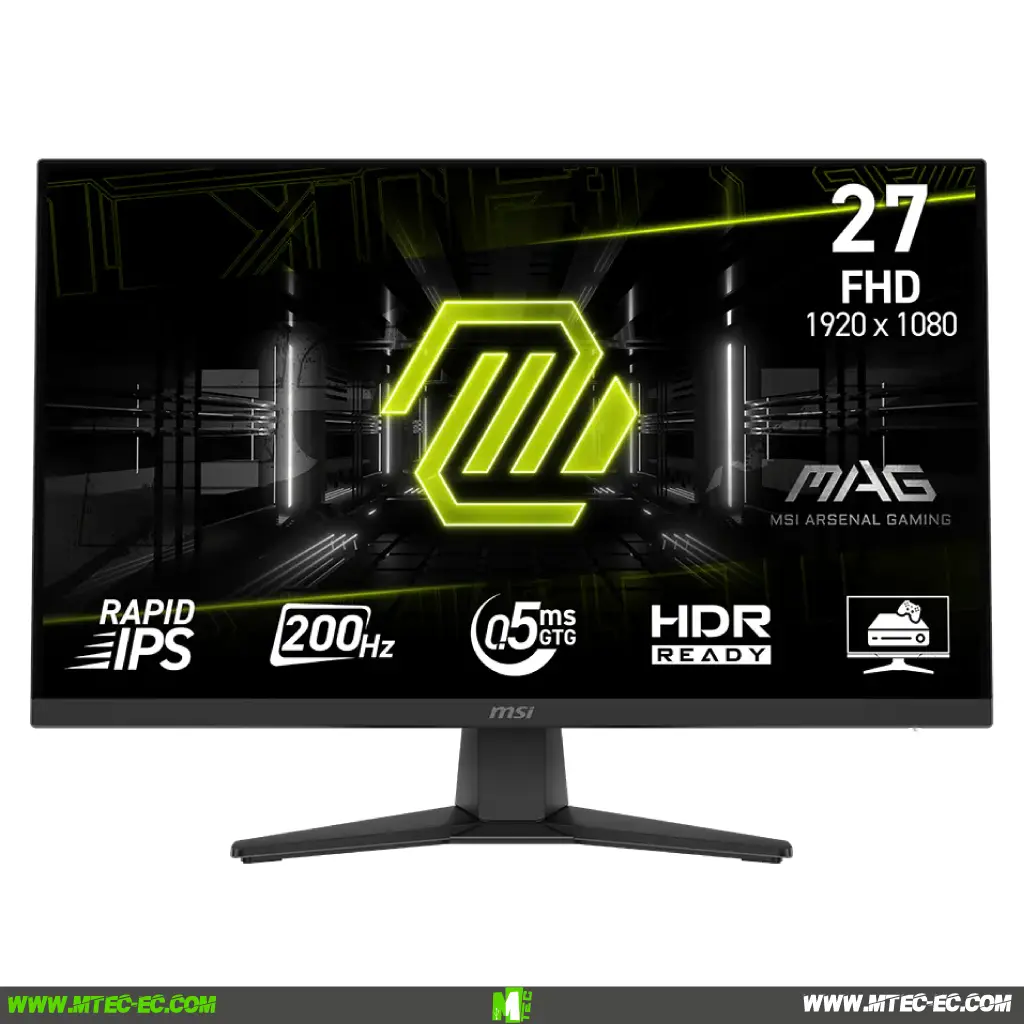 Msi Mag 272F Monitor 27" IPS Full HD 200Hz 0.5ms