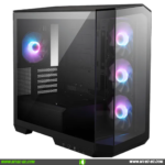 MSI Mag Pano M100R PZ Black Case Vidrio Templado mAtx