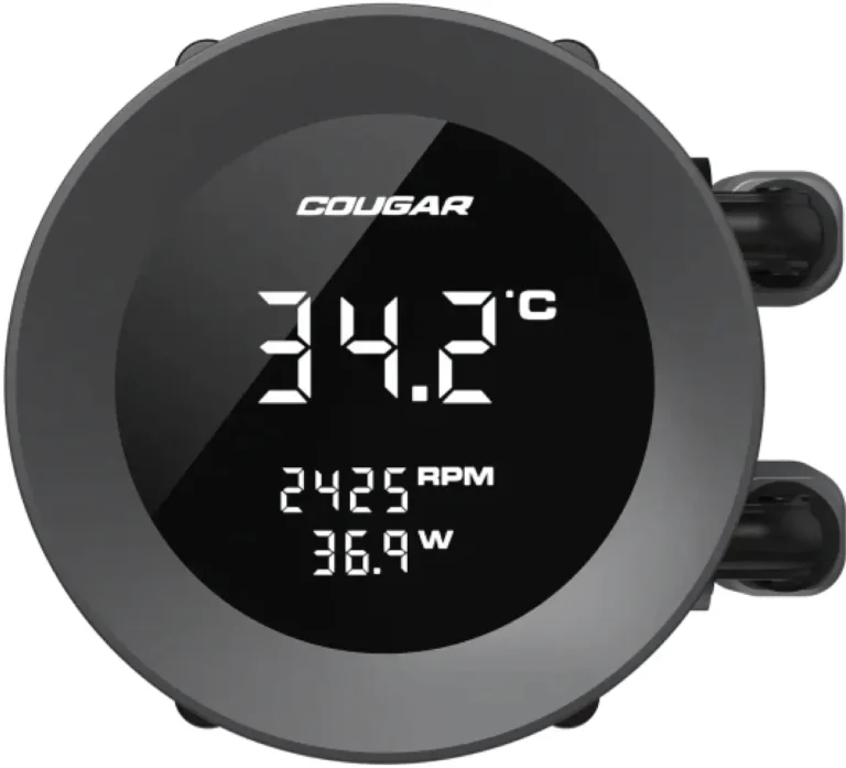 Cougar Poseidon Vistek ARGB 360 Pantalla LCD Circular BK