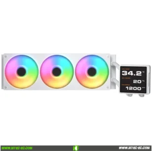 Cougar Poseidon Vistek Pro ARGB 360 Pantalla LCD Wh tienda gamer