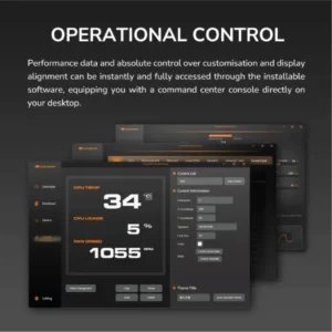 Cougar Poseidon Vistek Pro ARGB 360 Pantalla LCD Wh
