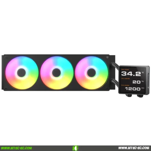 Cougar Poseidon Vistek Pro ARGB 360 Pantalla LCD Bk