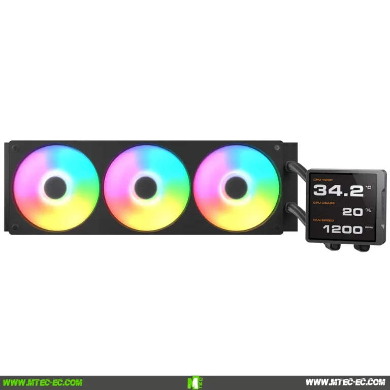 Cougar Poseidon Vistek Pro ARGB 360 Pantalla LCD Bk