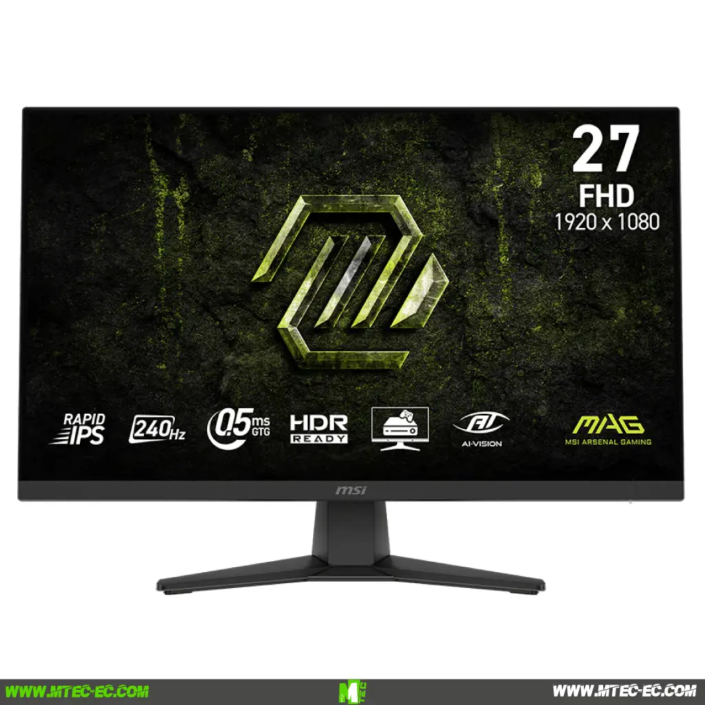 mtec-msi-mag-272f-x24-monitor-240-hz-fhd | MTEC Msi Mag 272F X24 Monitor 27" IPS Full HD 240Hz 0.5ms