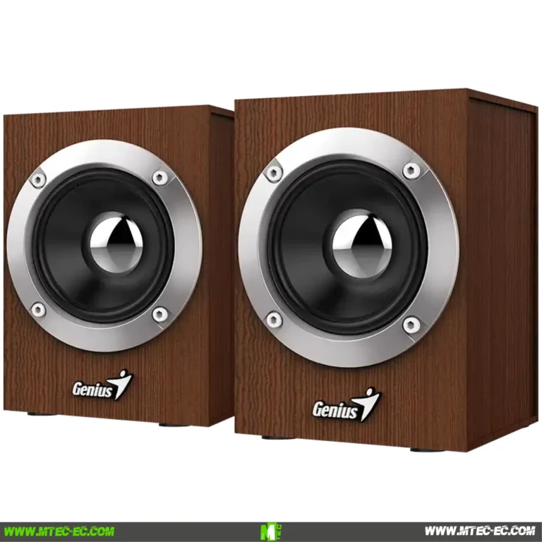 Genius SP-HF280 Parlantes Madera 6W USB | MTEC genius-sp-hf280-parlantes-madera-usb-6w-ecuador