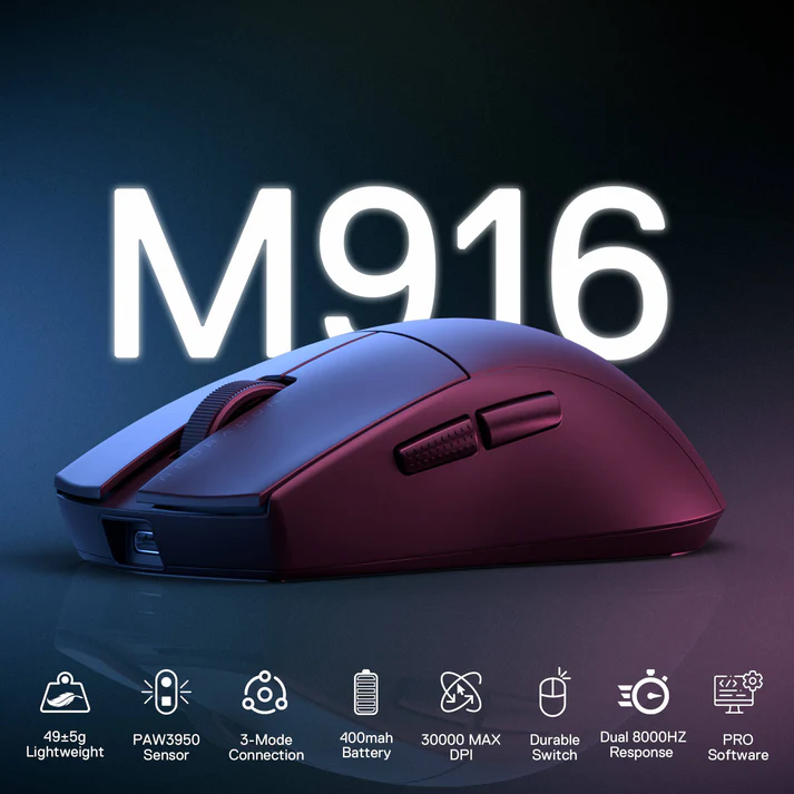Redragon K1ng M916 Ultra Mouse 8K Hz 30K Dpi