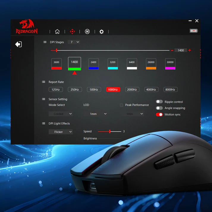 Redragon K1ng M916 Ultra Mouse 8K Hz 30K Dpi