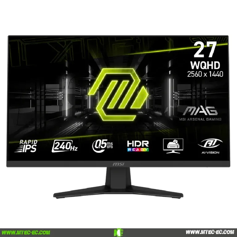 Mtec-Msi-MAG-274QF-X24 | MTEC MSI Mag 274QF X24 Monitor 27" IPS WQHD 240Hz