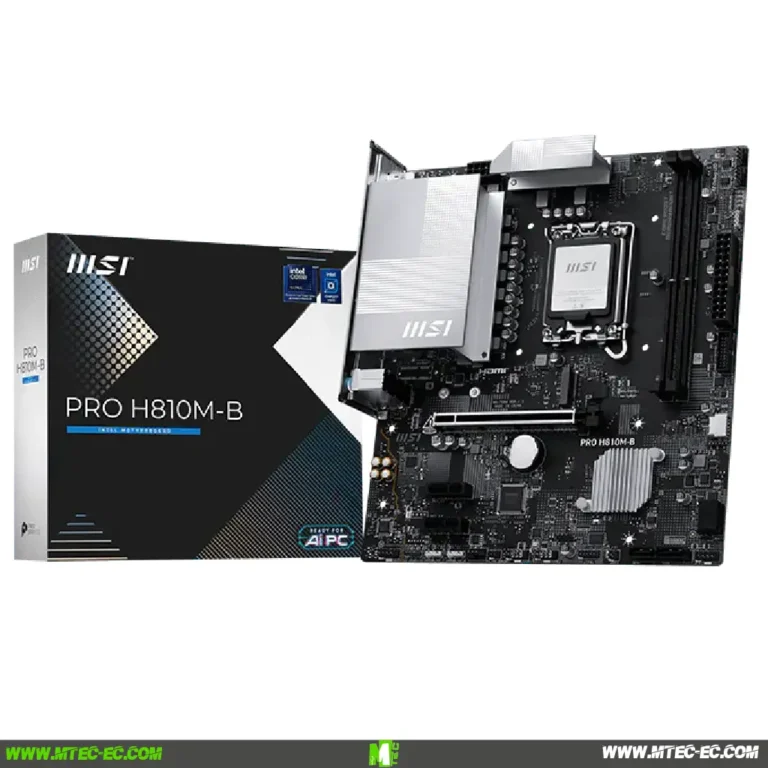 Mtec-Msi-pro-h810m-b-motherboard-intel-lga1851 | MTEC MSI Pro H810M-B Mainboard DDR5 Intel LGA1851