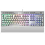 Redragon Yama K550 1 SP Teclado Mecánico RGB Blanco