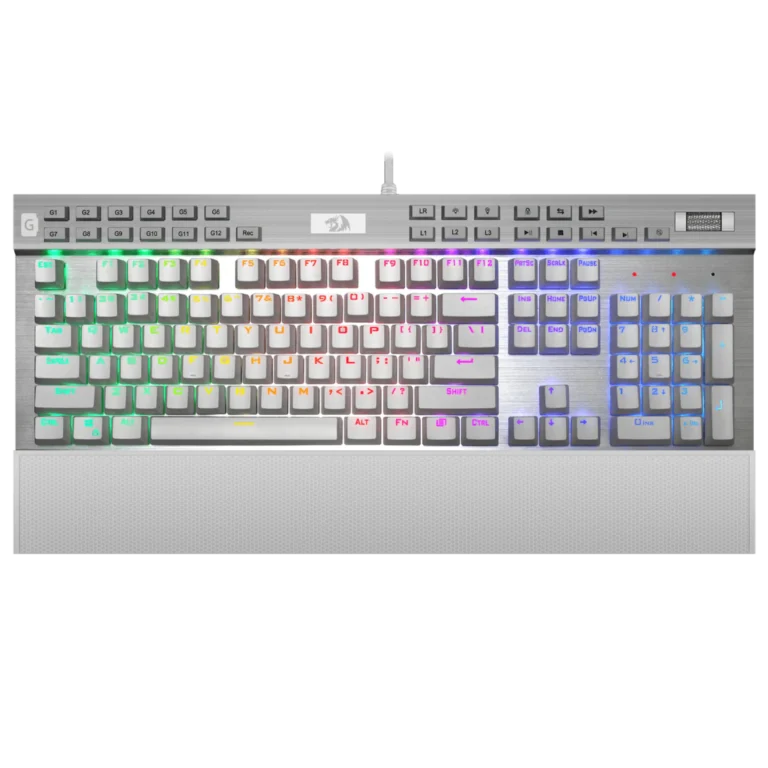 Redragon Yama K550 1 SP Teclado Mecánico RGB Blanco