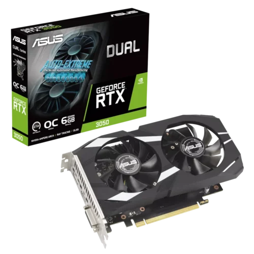 Asus Dual RTX 3050 OC Edition 6GB Tarjeta de Video