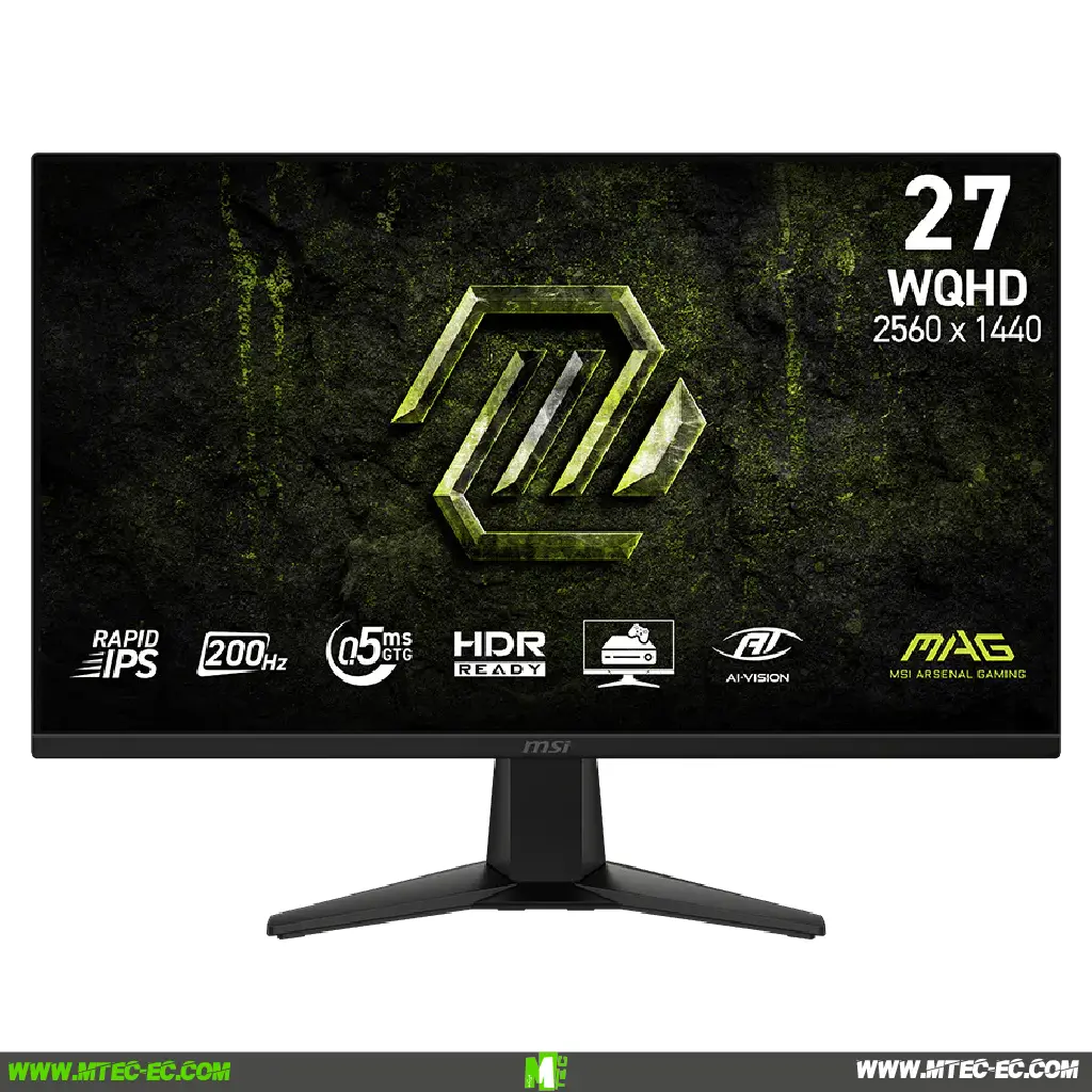 Mtec-Msi-mag-275qf-e20-monitor-27-pulg-2k | MTEC Msi MAG 275QF E20 Monitor 27" Rapid IPS 200Hz WQHD