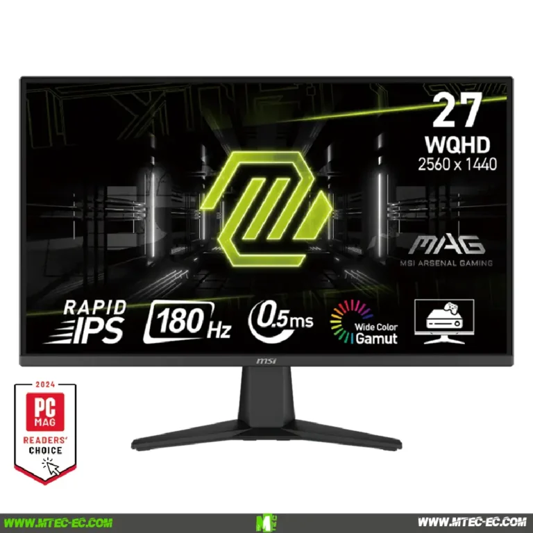 Msi MAG 275QF Monitor 27" IPS 180Hz WQHD