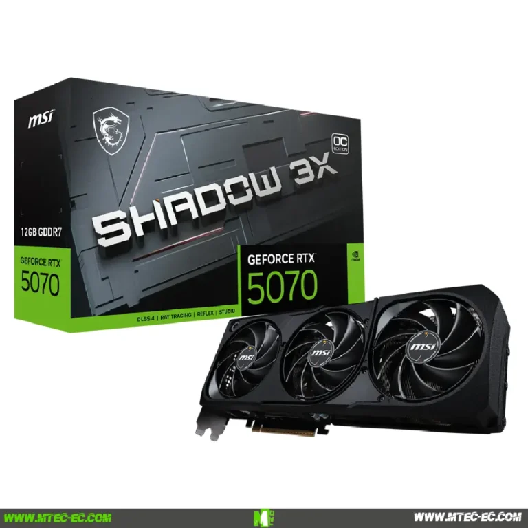 Msi RTX 5070 12g Shadow 3X OC Tarjeta de Video