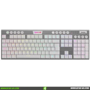 Redragon Horus K618 RGB White Teclado Mecánico 3 en 1