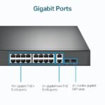 Tp-link TL-SG1218MP Switch 18 Puertos con 16 PoE+