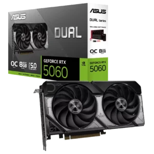Mtec-Asus-dual-rtx-5060-8gb-oc-tarjeta-de-video | MTEC Asus Dual RTX 5060 8GB GDDR7 OC Edition Tarjeta de Video