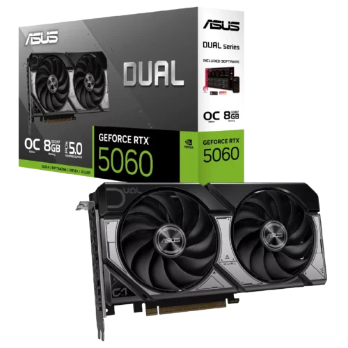 Mtec-Asus-dual-rtx-5060-8gb-oc-tarjeta-de-video | MTEC Asus Dual RTX 5060 8GB GDDR7 OC Edition Tarjeta de Video