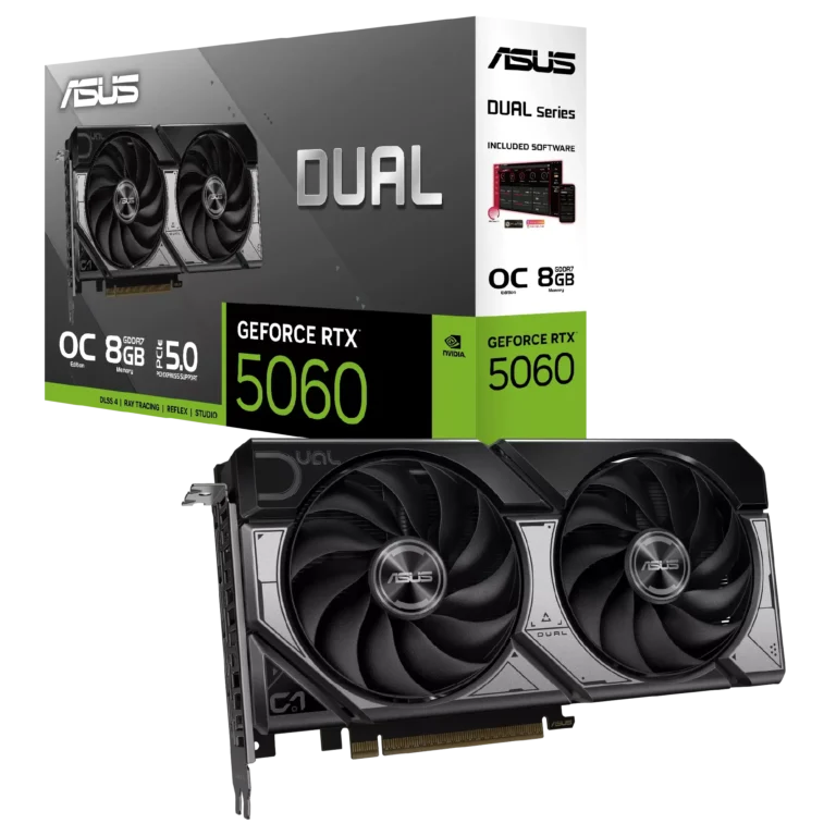 Asus Dual RTX 5060 8GB GDDR7 OC Edition Tarjeta de Video