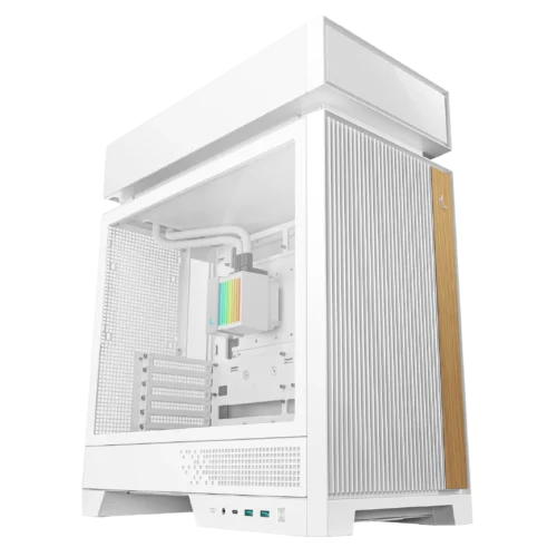 Mtec-Deepcool-cl6600-case-con-refrigeracion-liquida | MTEC DeepCool CL6600 Case con Refrigeración Líquida WH