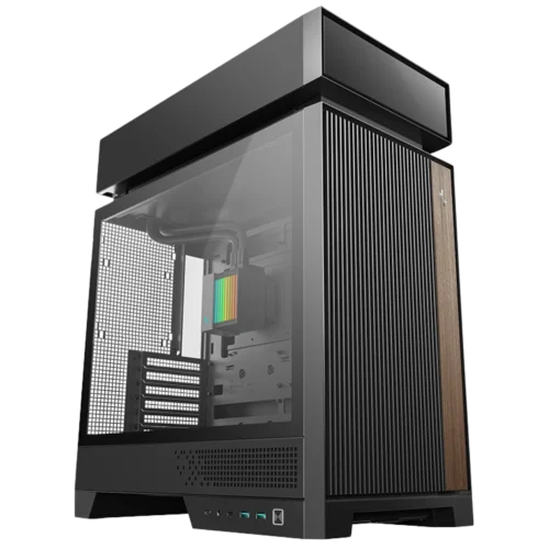Mtec-Deepcool-cl6600-case-con-refrigeracion-liquida-negro | MTEC DeepCool CL6600 Case ATX con Refrigeración Líquida