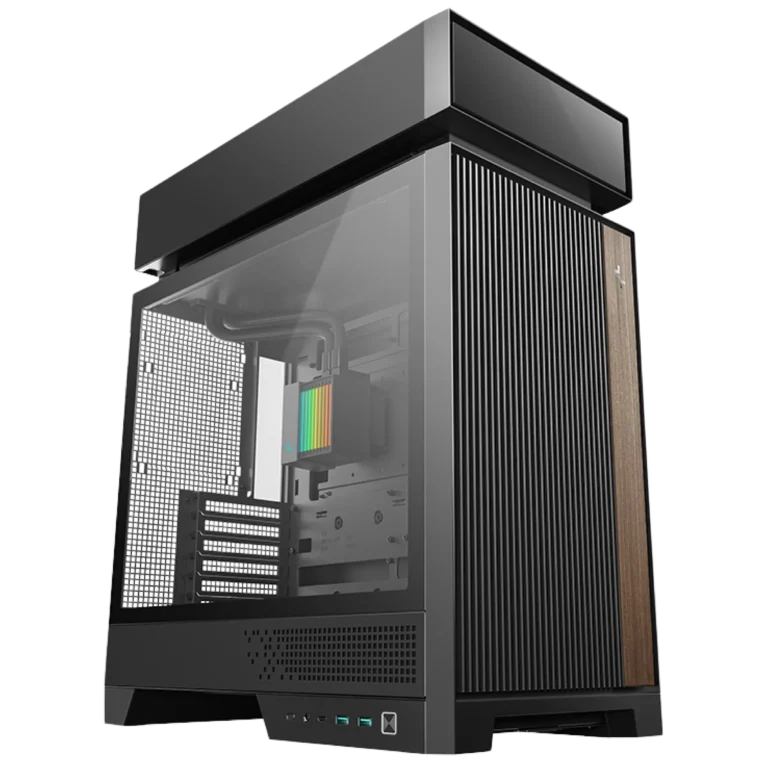 Mtec-Deepcool-cl6600-case-con-refrigeracion-liquida-negro | MTEC DeepCool CL6600 Case ATX con Refrigeración Líquida