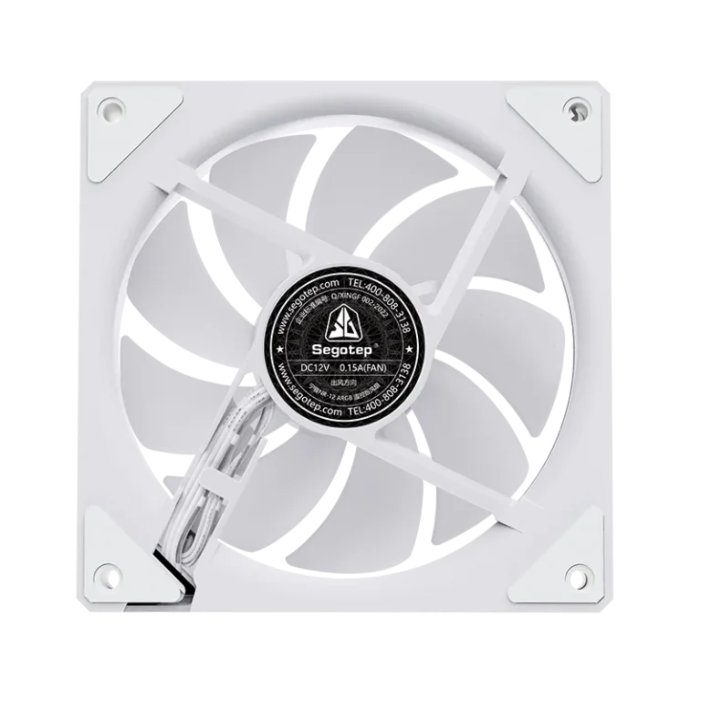Segotep NR-12 Ventilador ARGB Espejo Infinito Blanco