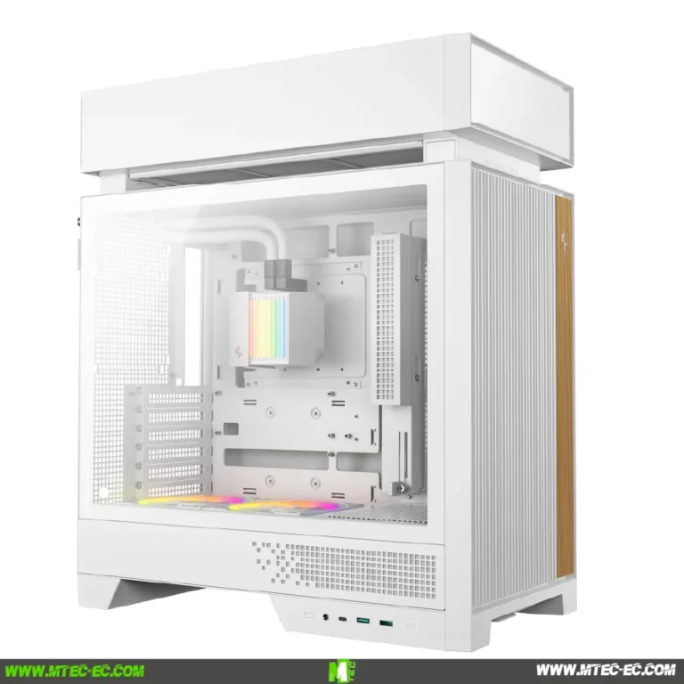 Mtec-deepcool-cl6600-case-gamer-white-con-enfriamiento | MTEC DeepCool CL6600 Case ATX con Refrigeración Líquida WH