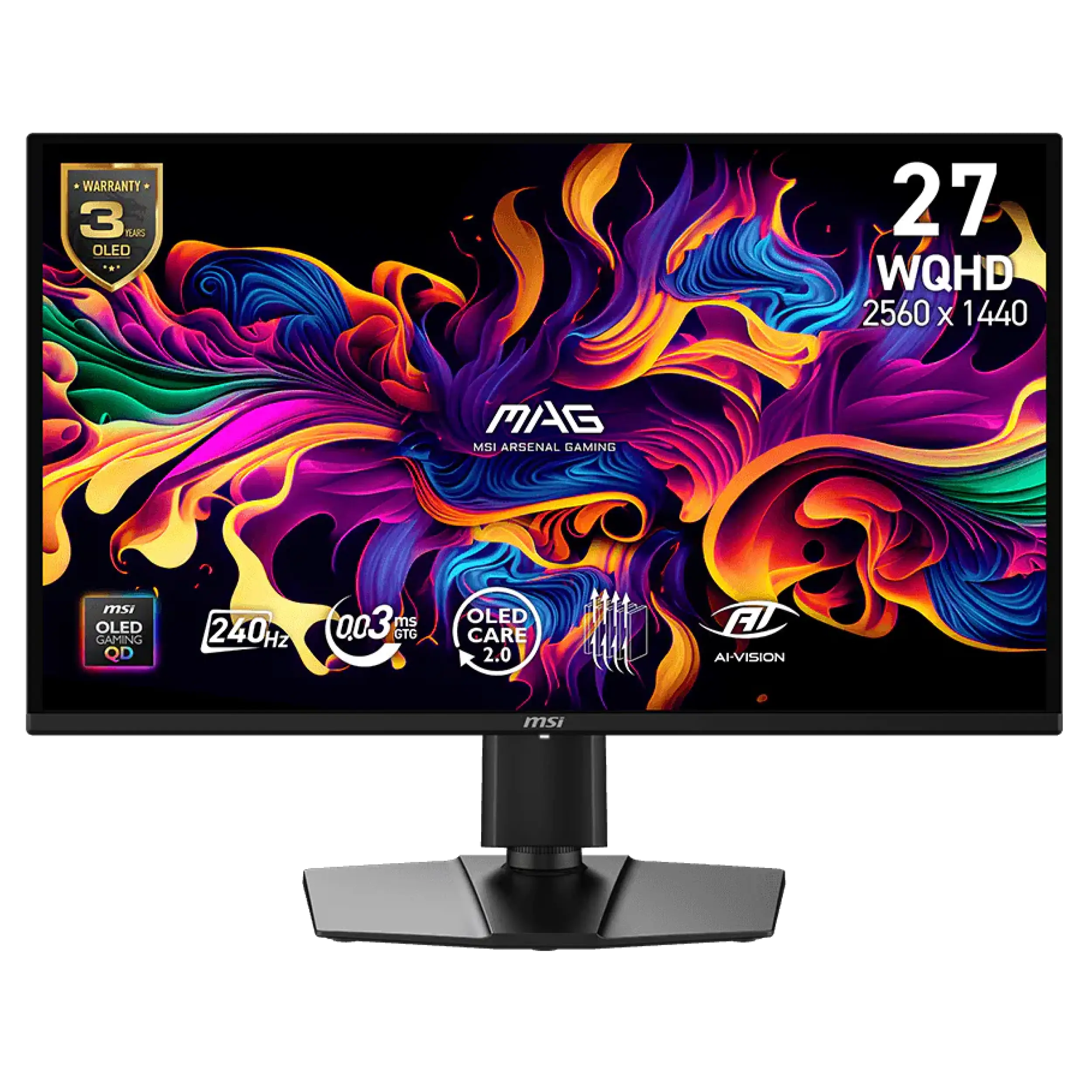 Mtec-msi-mag-274qp-qd-oled-x24-monitor-27-pulgadas | MTEC MSI MAG 274QP QD-OLED X24 Monitor 26.5" 240Hz