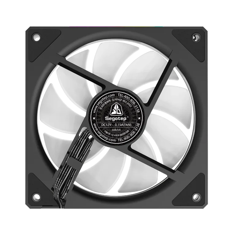 Segotep NR-12 Ventilador ARGB Espejo Infinito Negro