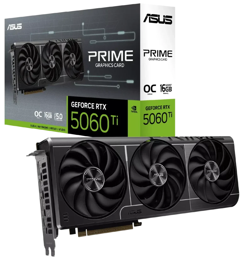 Asus Prime RTX 5060 TI 16GB OC Tarjeta de Video