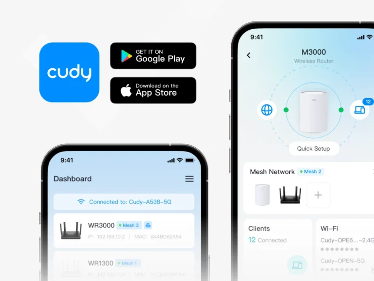 Cudy WR3000H Router Mesh Wifi 6 AX3000 WAN 2.5G