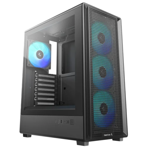 Mtec-Deeepcool-cc550-4f-case-gamer-4-fans-argb | MTEC Deepcool CC550 4F Case 4 Fans ARGB MidTower