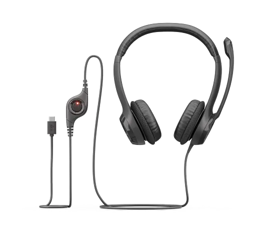 Logitech H390 USB-C Auriculares Con Micrófono y Control De Audio