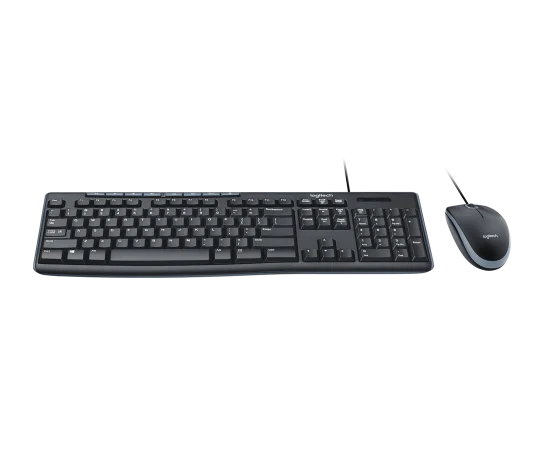Logitech MK200 Combo Teclado y Mouse Alámbrico USB