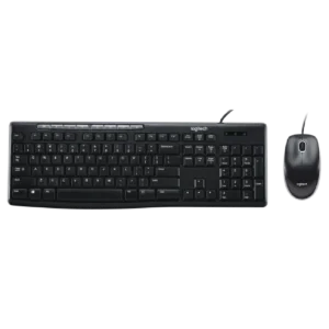Logitech MK200 Combo Teclado y Mouse Alámbrico USB