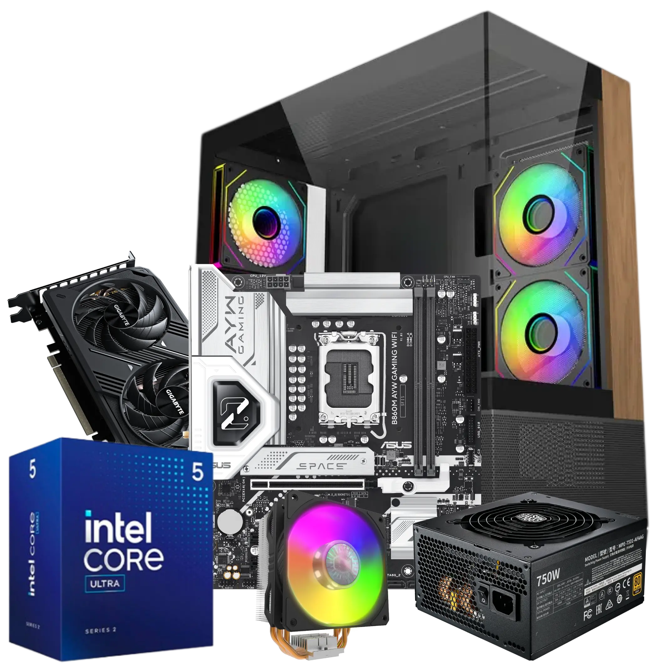 Mtec PC Flexi Bronze Core Ultra 5 500GB 16GB RTX 5060-1 | MTEC Mtec PC Flexi Bronze Core Ultra 5 500GB 16GB RTX 5060