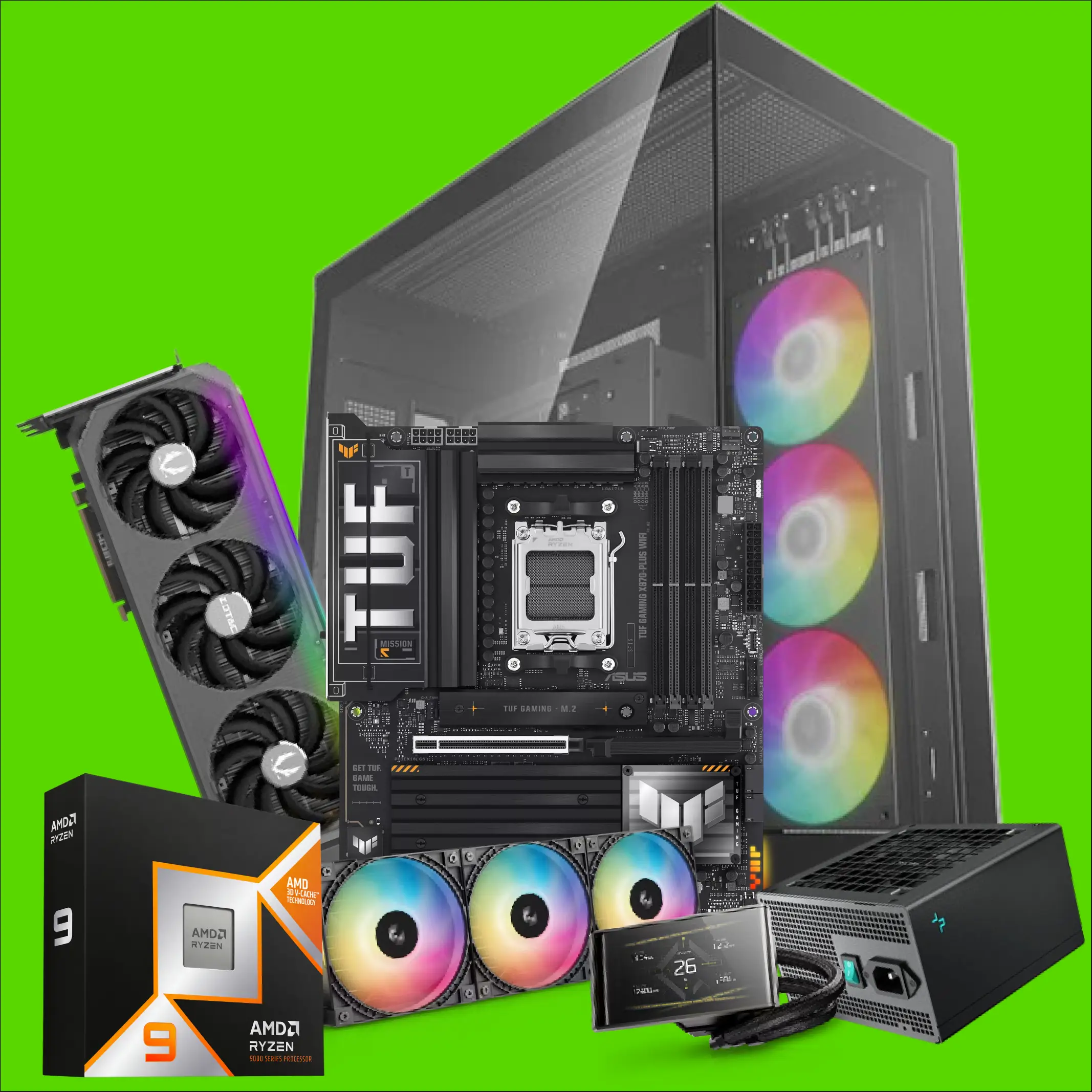Mtec PC Gamer Imperial Gold II AMD Ryzen 9 32GB 2TB RTX 5080