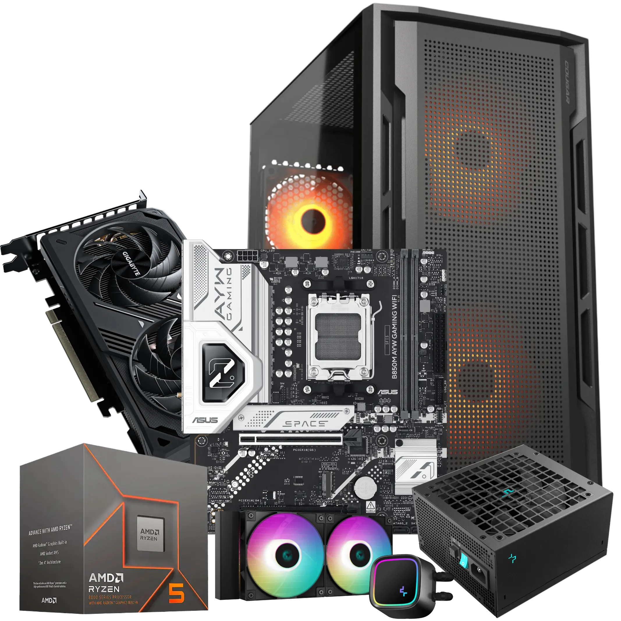 Mtec PC Wee Beast Lite Ryzen 5 8400F 16GB 500GB RTX 5050-4 | MTEC Mtec PC Wee Beast Lite Ryzen 5 8400F 16GB 500GB RTX 5050