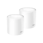 Two white cylindrical devices with smooth surfaces and a subtle 'deco' logo, placed side by side.