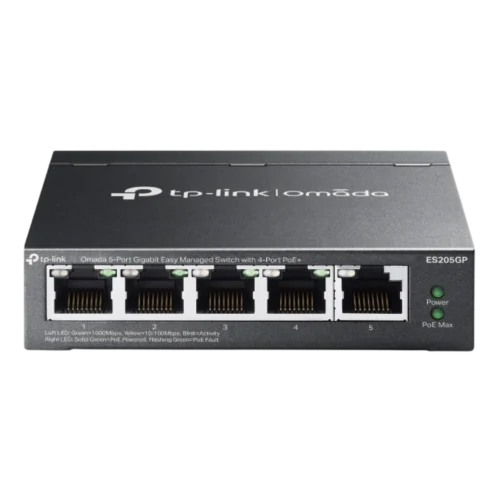 TP-link ES205GP switch 5 puertos Gigabit 4 POE+ 65W