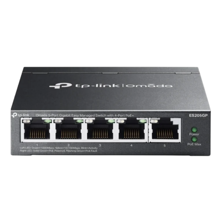 TP-link ES205GP switch 5 puertos Gigabit 4 POE+ 65W