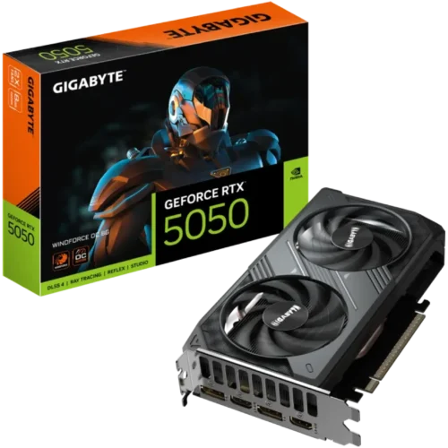 Tarjeta de Video Gigabyte RTX 5050 WINDFORCE OC 8GB GDDR6