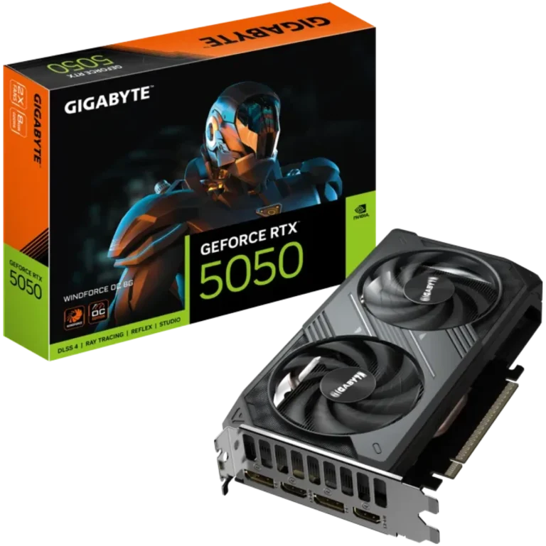 Tarjeta de Video Gigabyte RTX 5050 WINDFORCE OC 8GB GDDR6