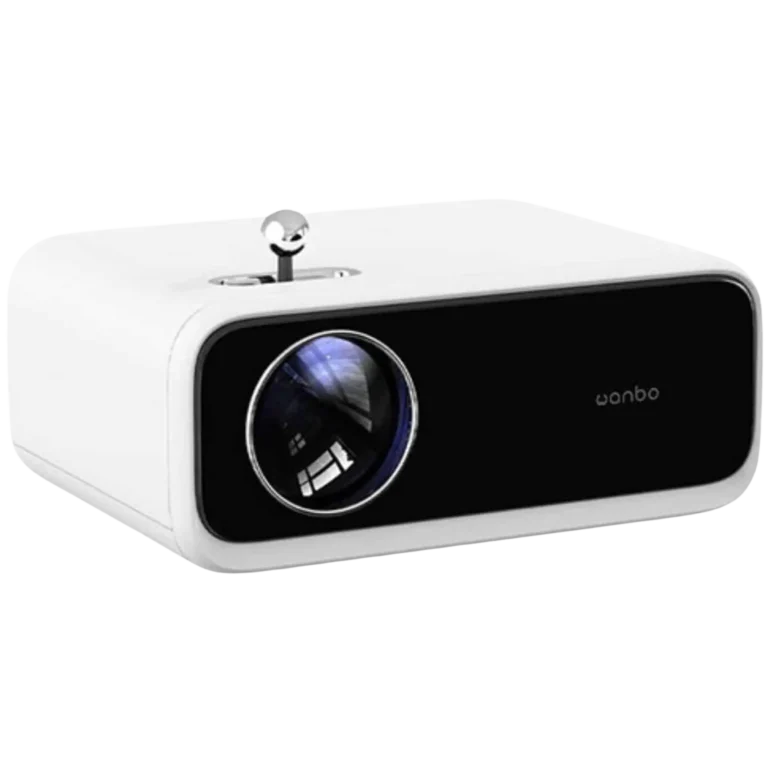 Wanbo, Proyector Portátil, Mini Proyector, 250 Lúmenes, HD, Smart TV, Cine en casa.